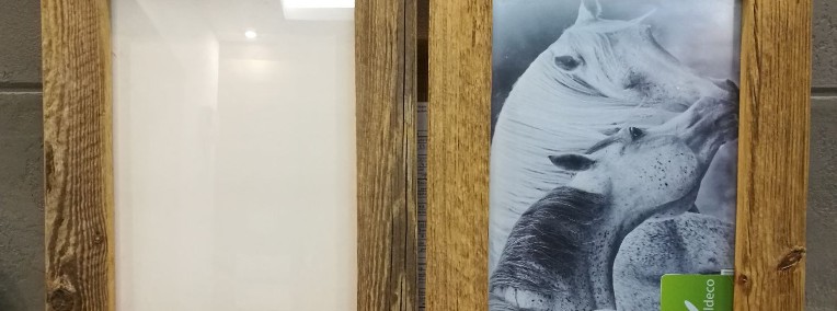 Ręcznie robione ramki ze starego drewna na format A4 - Alldeco-1