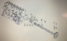 CLAAS 00 1146 477 0/Claas wałek podajnika zboźowego/Claas Arion 640 600