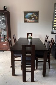 Stół  z krzesłami  i stolik kawowy-2