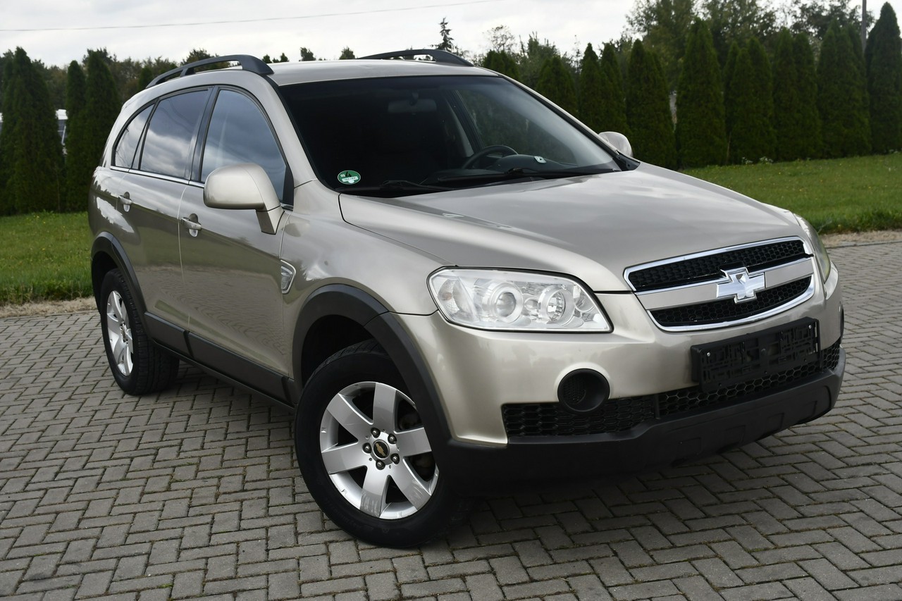 Chevrolet Captiva I 2,4Benz+Gaz 7 Foteli,Hak,Navigacja,DVD,Klimatyzacja,Tempomat,OKAZJA