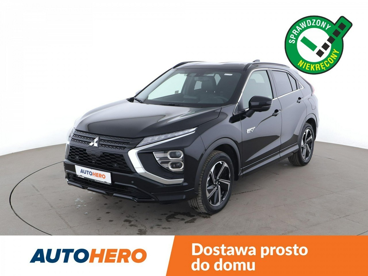 Mitsubishi Eclipse Cross FV23 PHEV 4WD Tempomat Nav Grzane Fotele Skóra HeadUP Radar Kamera L