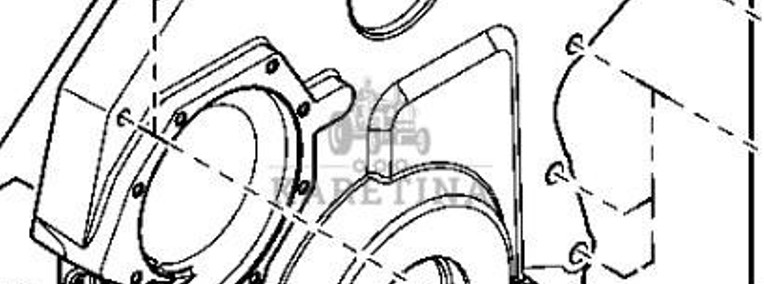 John Deere 6068HLA73 6920 6920S Osłona Silnika Koła Rozrządu CZĘŚCI RE505840-1