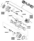 New Holland T6070 Oś przednia 48081042