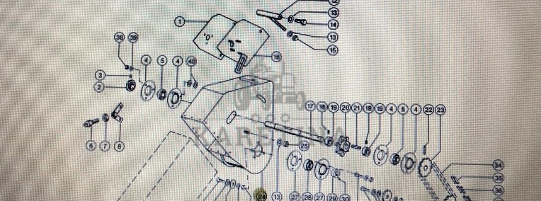 Głowica przenośnika Class Mega 370-340 Nr kat. 000 725 475 2 Nr kat. 000 725 475 2-1