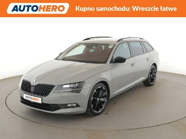 Skoda Superb III SportLine automat virtual alcantara ACC PDC navi grzane fotele-1