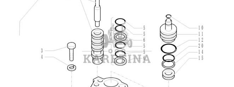 New Holland T6010 T6090 T6070 Zawór sterujący 47135710-1