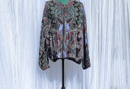 Kurtka Indiska XL 42 kolorowa boho paisley wzór orient hippie etno bomberka