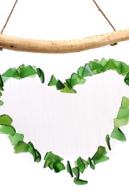 Szklany Dzwonek Wietrzny – Green Heart-2