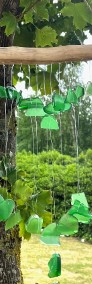 Szklany Dzwonek Wietrzny – Green Heart-3