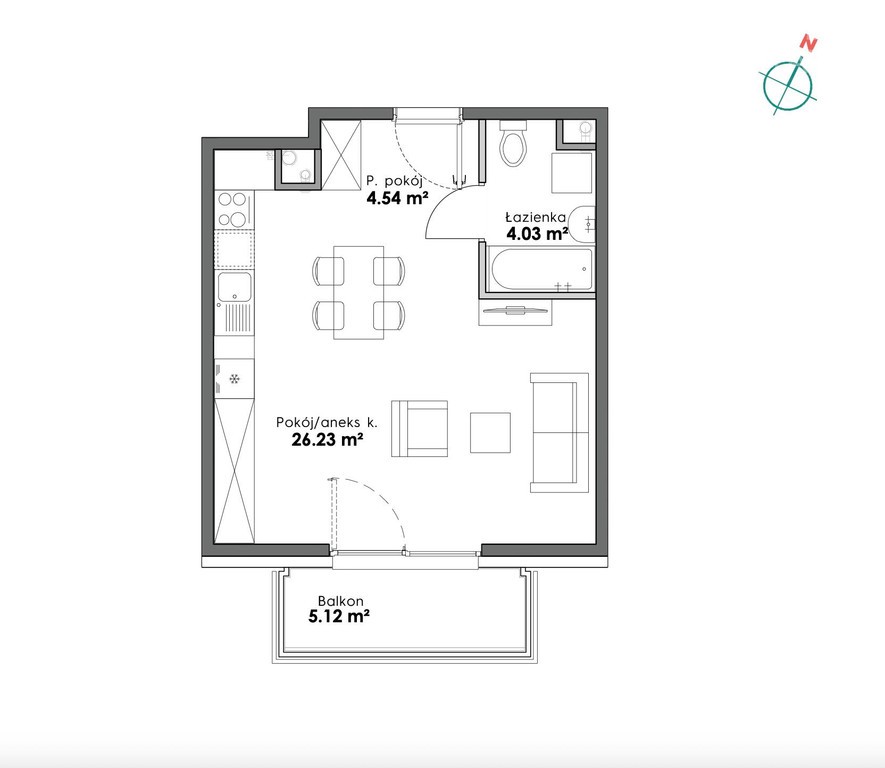 Gotowe | kawalerka | balkon | bez prowizji