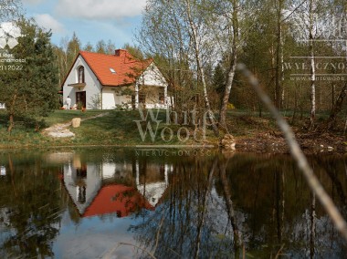 dom z prywatnym lasem, oczkiem wodny, Kaszuby-1