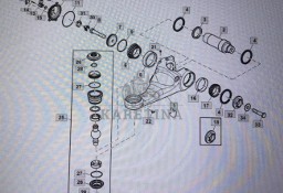 JOHN DEERE R561520/R561521 /górne ramie sterujące/8345R 8245 R 8270R 8295R 8320R 8335 R