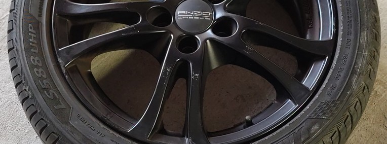 Sprzedam koła na alufelgach ANZIO Turn Black, grupa Volkswagen-1
