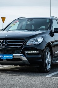 Mercedes-Benz Klasa ML W166 , Salon Polska, Serwis ASO, 254 KM, Automat, VAT 23%, Skóra,-2