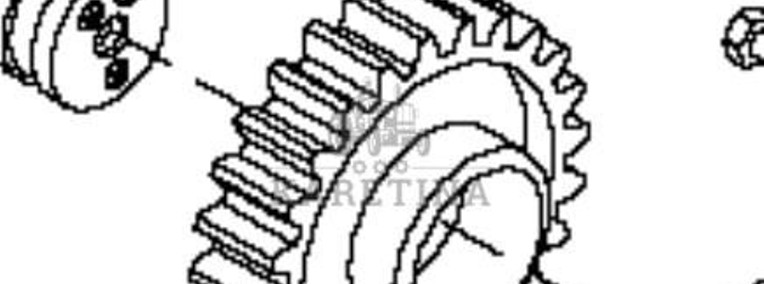 John Deere 8110 8210 8310 8410 Bieg Tryb Zębatka CZĘŚCI R200569-1