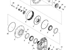 John Deere 8245R 8270R 8295R 8320R 8335R 8345R 8370R 8400R - nośnik satelit RE343622