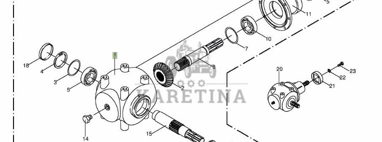 Krone Big M II - skrzynia biegów 002566720-1