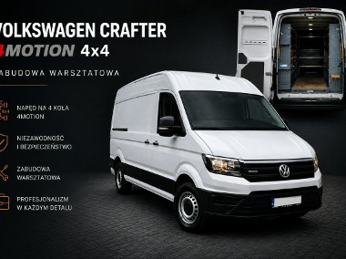 Volkswagen Crafter 2.0 TDi 140KM 4MOTION 4x4 / Zabudowa warsztatowa serwisowa / Salon P-1