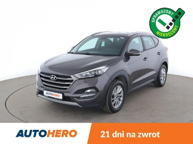 Hyundai Tucson III skóra, navi, klima auto, kamera i czujniki parkowania, grzane fotele-1