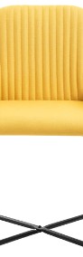 vidaXL Krzesła do jadalni, 6 szt., żółte, tapicerowane tkaniną277109-4