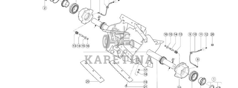Claas Jaguar 970 - przyspieszacz 0022768131-1