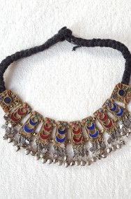 Orientalny naszyjnik afgański boho etno bohemian hippie tribal kolia orient-2