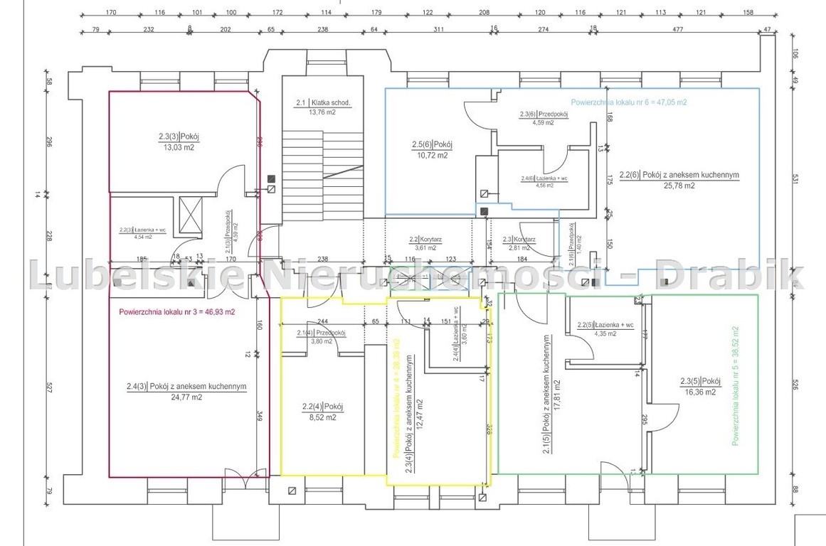 Kamienica 877,38 m² okolice Starego Miasta Lublin – pohled 5