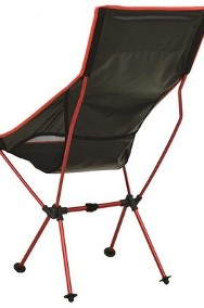 vidaXL Składane krzesło turystyczne, PVC i aluminium, czarne-3