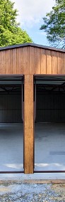 Garaż niestandardowy drewnopodobny  wiata hala zadaszenie profil-3