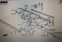 Kanał dmuchawy Claas Mega 370-340 Nr kat. 000 647 131 1 Nr kat. 000 647 131 1