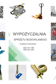 Giętarka prętów zbrojeniowych i inne. Wynajem. Kamień Pomorski-2