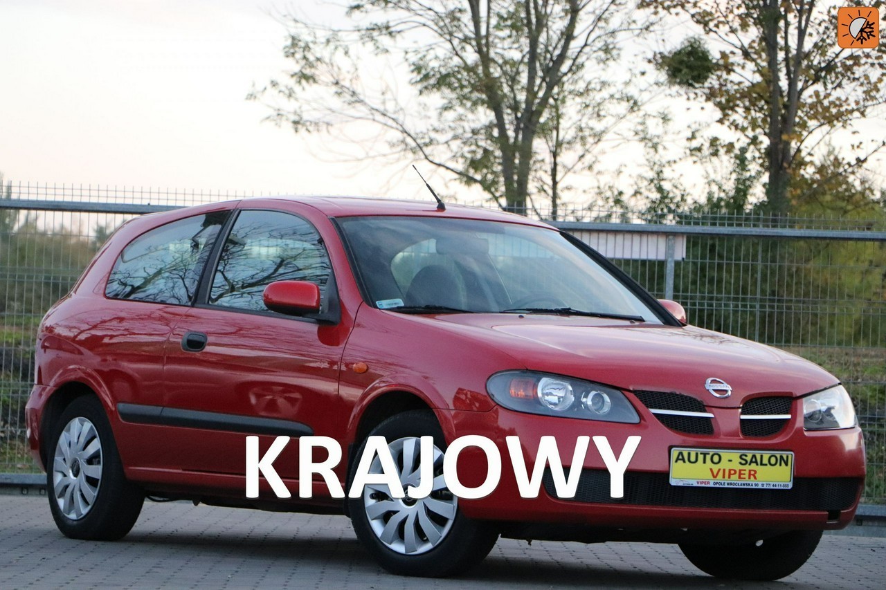 Nissan Almera II krajowy,klimatyzacja,zarejestrowany