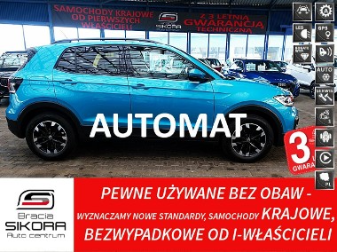 Volkswagen T-Cross AUTOMAT 150km fullLed+Front Assist JAK NOWY 1wł Kraj Bezwypadkowy F2-1