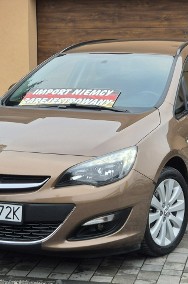 Opel Astra J Przebieg 173tyś, 1.4B 140KM, 2014r, Lift, Półskóra, Z Niemiec-2