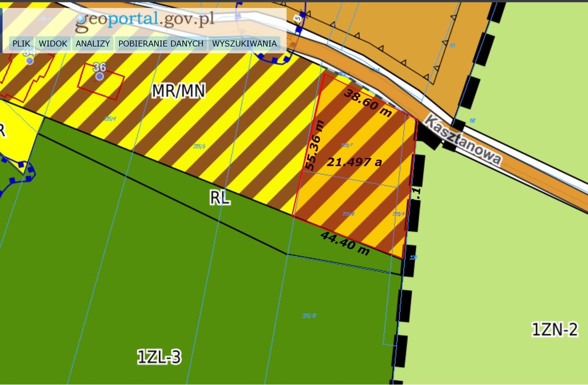 Własny las | MPZP | Media przy działce | Asfaltowy dojazd | 35 km od c - Widok 3