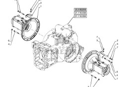 New Holland T6070 Pochwa mostu napedow 48025485