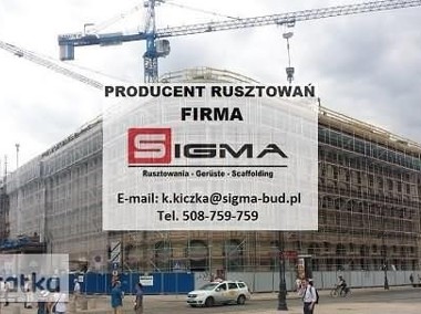 RUSZTOWANIA Sieradz Łódź Producent Rusztowań Rusztowań SIGMA J. Nowak-1