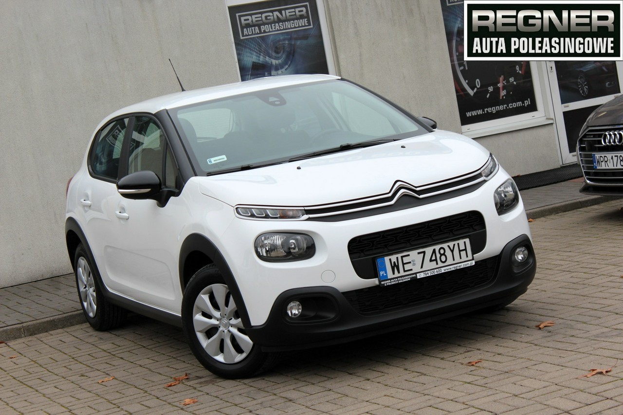 Citroen C3 III SalonPL FV23% ASO Feel Lane Assist Czujniki Tył Tempomat 1WŁ Gwaranc