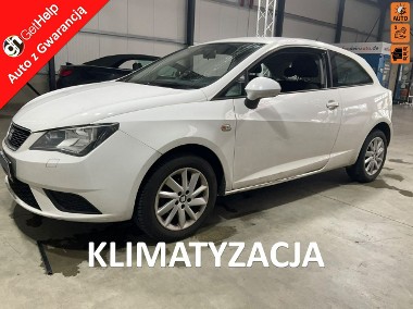 SEAT Ibiza V Benzyna, klimatronik, skórzana kierownica, isofix, import-1