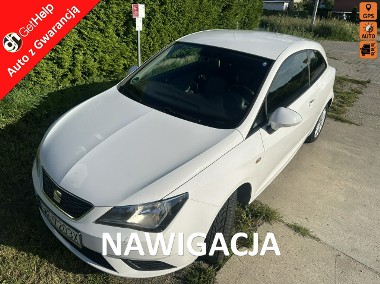SEAT Ibiza V Benzyna, klimatronik, nawigacja, isofix, opłaty do 2027, podg. fotel-1