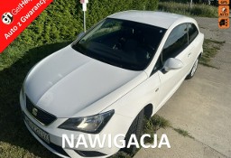 SEAT Ibiza V Benzyna, klimatronik, nawigacja, isofix, opłaty do 2027, podg. fotel