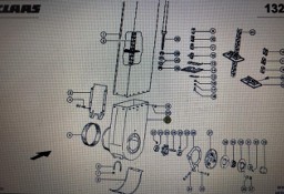 Stopa przenośnika Claas Mega 370-340 Nr kat. 000 687 330 2 Nr kat. 000 687 330 2