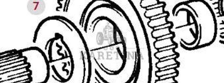 Fendt Favorit 514 Koło Zębate Walcowe CZĘŚCI 514100080081-1