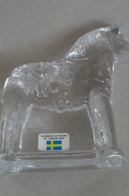 Koń Kryształowy Lindshammar Sweden Dalecarlia Horse Dalahästen-2