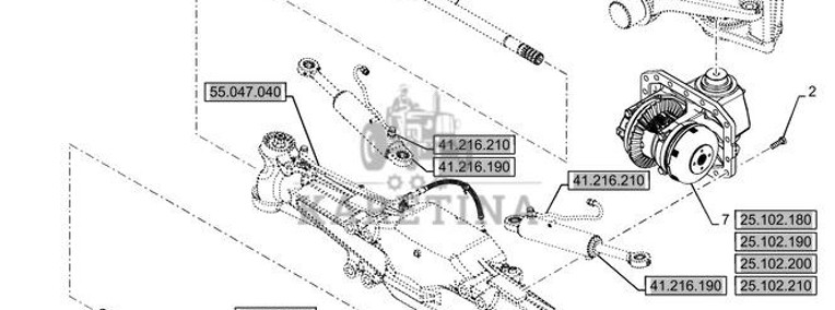 New Holland T6070 Element nośny 5181054-1