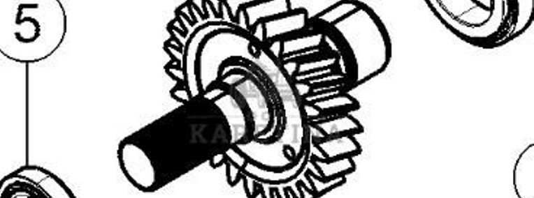 Claas Axion 870 Wałek Przekładni Skrzyni Biegów 0011707040 0011706720 00 1170 704 0 00 1170 672 0-1