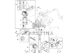 John Deere 9470RX - Elekt./hydr.zawór proporcj. RE581524 (Kierowanie)