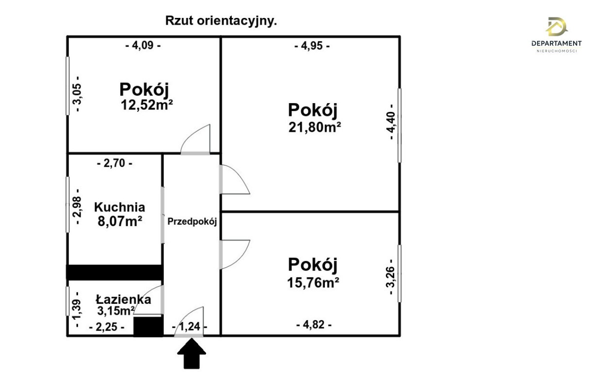 NOWA CENA | 65 m² | 3 pokoje | Centrum | Bytom - Widok 2