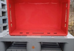 Pojemnik E2 nowy plastikowy czerwony skrzynka nowa FV Bytom
