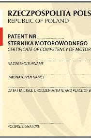 Prezent, kupon upominkowy szkolenie na patent motorowodny z opłaconym egzaminem-2